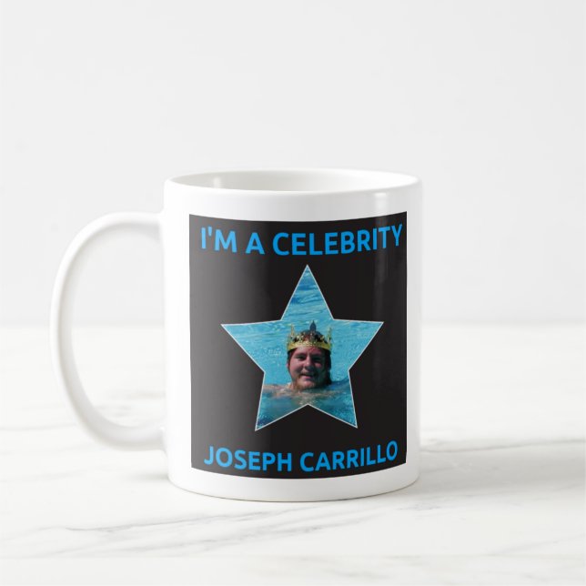 Caneca De Café Joseph Carrillo Eu sou uma celebridade (Esquerda)