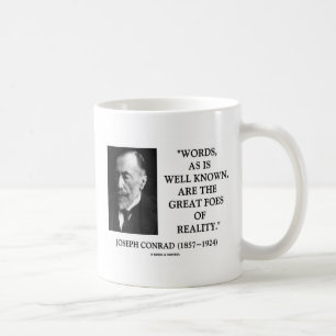 Caneca De Café Joseph Conrad escreve Excelente Fotos Da Realidade