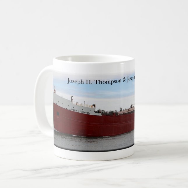 Caneca De Café Joseph H Thompson tug/barge mug (Frente Esquerda)