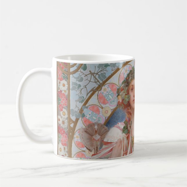Caneca De Café Josephine Crane Bradley como Lavia por Alphonse Mu (Esquerda)