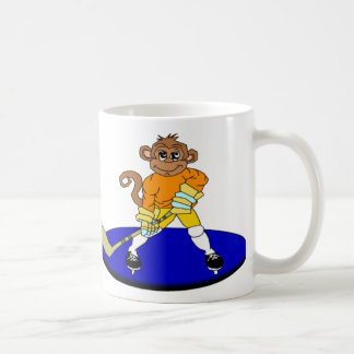 Caneca De Café Josh o macaco do hóquei em gelo