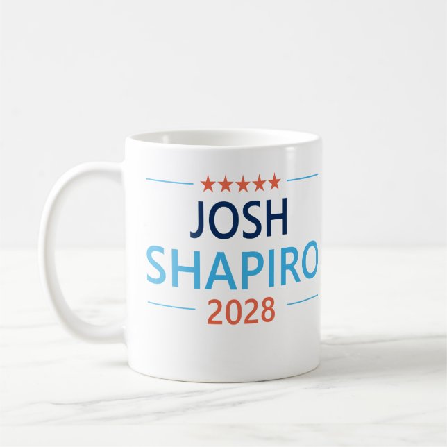 Caneca De Café Josh Shapiro 2028 (Esquerda)
