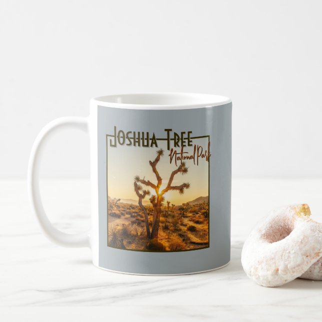 Caneca De Café Joshua Tree National Park Souvenir Gift (Com Donut)