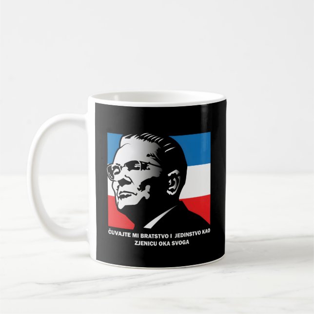Caneca De Café Josip Broz Tito Bratstvo I Jedinstvo Irmandade A (Esquerda)