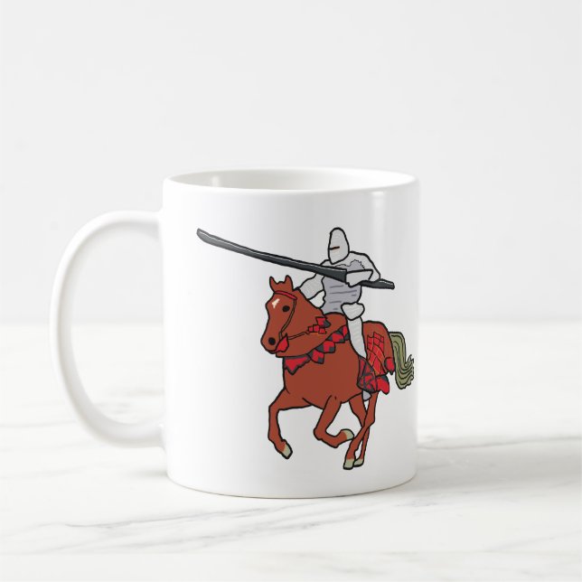 Caneca De Café Jousting Knight (Esquerda)