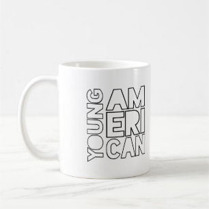 Caneca De Café Jovem Americano