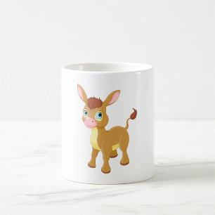 Caneca De Café Jovem Cachorro Bonito com Olhos Azuis Grandes