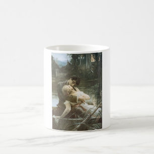 Caneca De Café Jovem Casal Apaixonado (Beijando num Barco)