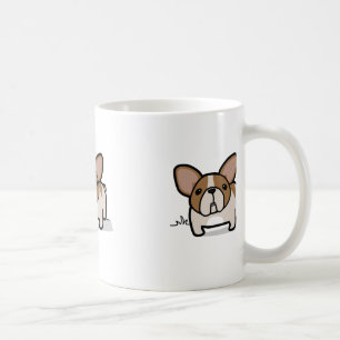 Caneca De Café Jovem corça Frenchie Pied