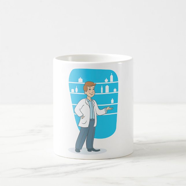 Caneca De Café Jovem Doutor (Criador carregado)