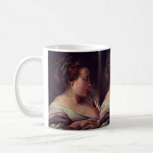 Caneca De Café Jovem Garota Jeune fille por Francois Boucher
