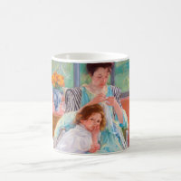 Jovem Mãe Costurando, Mary Cassatt