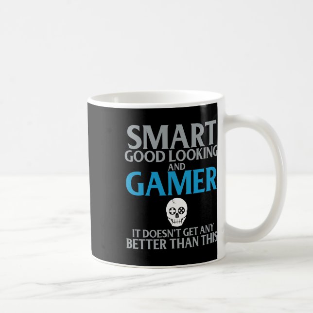 Caneca De Café Jovens entusiastas dos jogos de vídeo 1 (Direita)