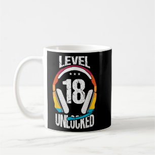 Caneca De Café Jovens jogadores legal do aniversário de 18 anos m