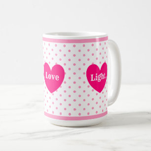 Caneca De Café Joy Love Light Heart