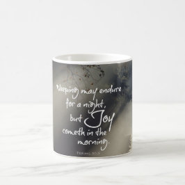 Caneca De Café Joy na Bíblia da manhã Verse