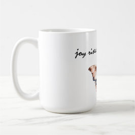 Caneca De Café Joy Rises da Borboleta da Alma