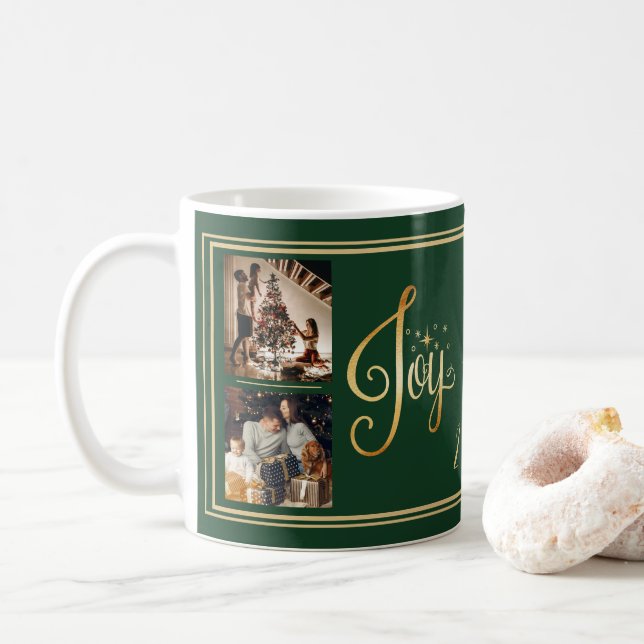 Caneca De Café Joy to the World Personalised Mug (Com Donut)
