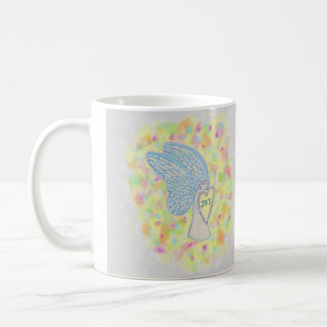 Caneca De Café Joy White Guardian Angel Art Coffee Cups ou Mugs (Esquerda)