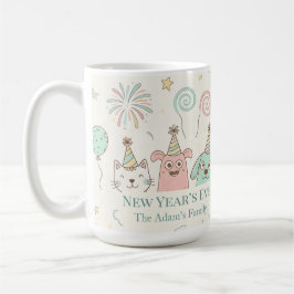 Caneca De Café Joyful New Year’s Eve Party 2026