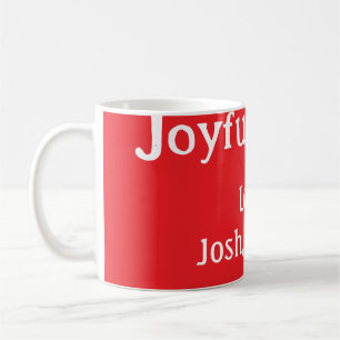 Caneca De Café Joyful Vibes Red Natal feriados ama a família si