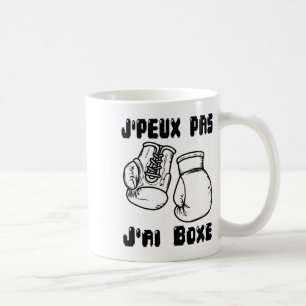 Caneca De Café J'peux Pas J'ai Boxe - Camisola de Presente de Box