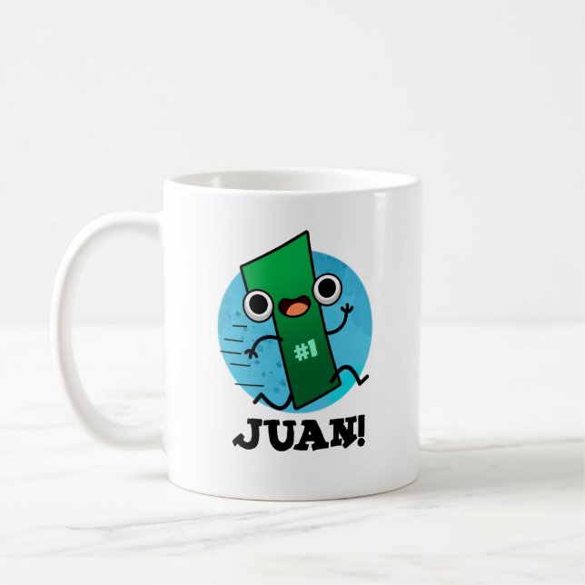 Caneca De Café Juan Funny Mexicano Número Um (Esquerda)