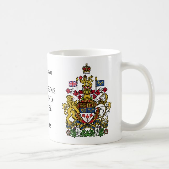 Caneca De Café Jubileu de diamante Canadá (Direita)