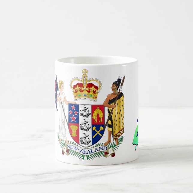Caneca De Café Jubileu de diamante Nova Zelândia (Centro)