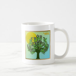 Caneca De Café Judaica 12 Tribos Israel Aser