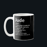 Caneca De Café JUDE Definição Nome Personalizado Funny Birthday G<br><div class="desc">Definição JUDE Nome personalizado Funny Birthday Idea</div>