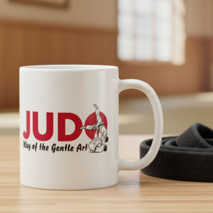 Caneca De Café Judo - Caminho da Arte Suave Design de Artes Mar