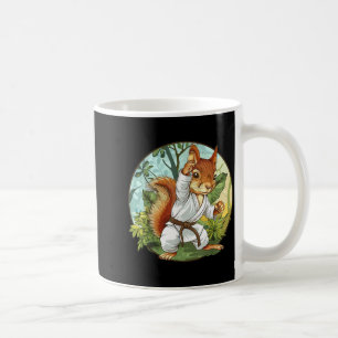 Caneca De Café Judô Esquilo Natureza Artes Marciais Kickboxing