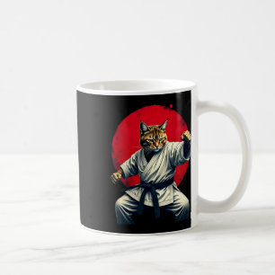 Caneca De Café Judo Karate Cat Para Homens