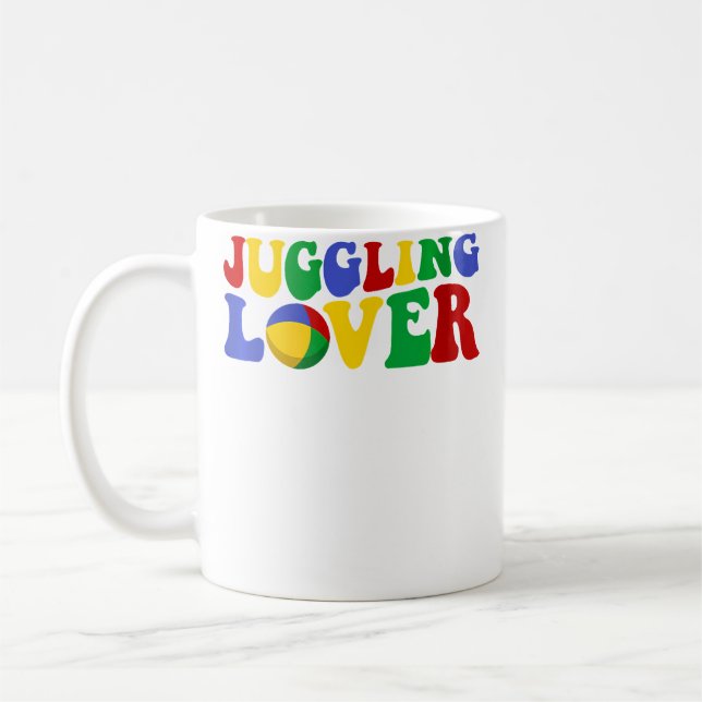 Caneca De Café Juggling Lover Expert Juggler Circus Graphic (Esquerda)