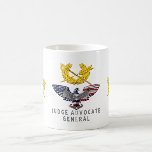 Caneca De Café Juiz do Exército Advogado-Geral JAG Corps