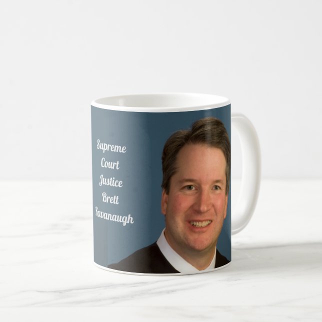 Caneca De Café Juiz do Supremo Tribunal dos EUA Brett Kavanaugh (Frente Esquerda)
