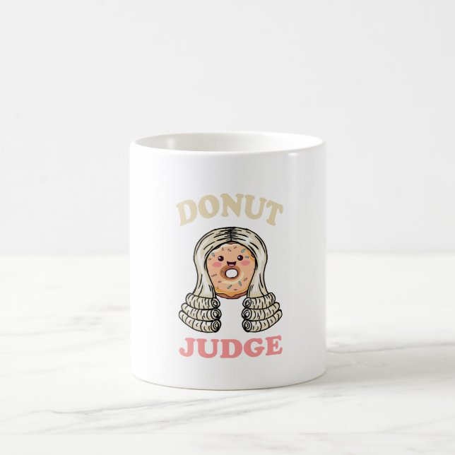 Caneca De Café Juiz rosquinha - Justiça doce (Centro)