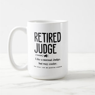 Caneca De Café Juíza aposentada