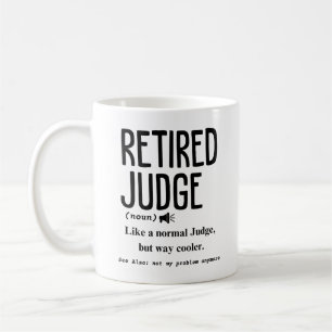 Caneca De Café Juíza aposentada