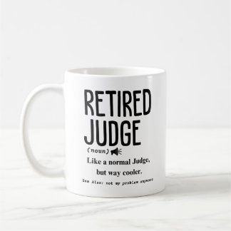 Caneca De Café Juíza aposentada