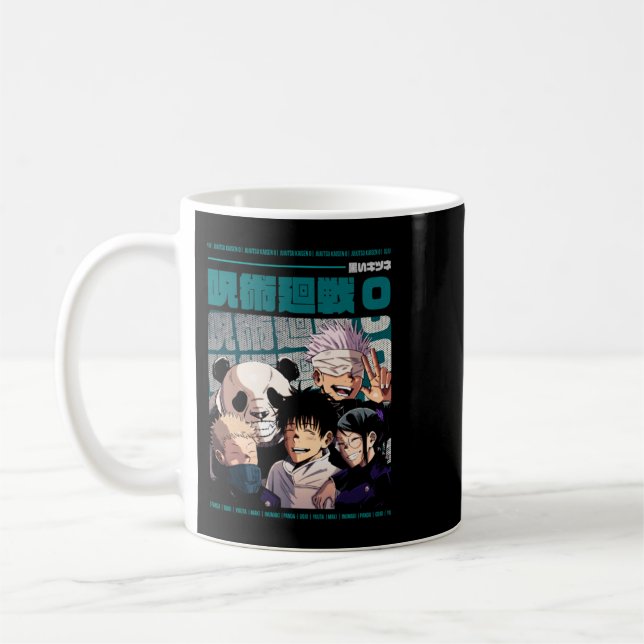 Caneca De Café Jujutsu Kaisen 0 Jujutsu Kaisen Manga Style Cha (Esquerda)