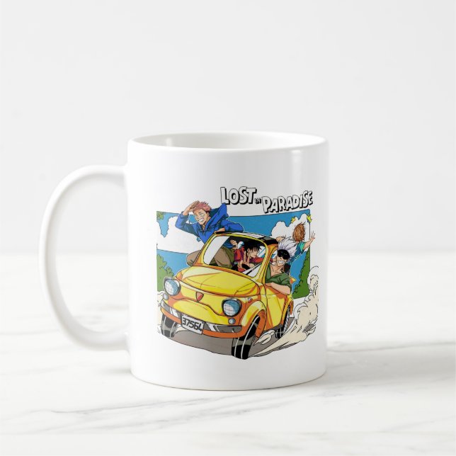 Caneca De Café Jujutsu Kaisen Perdido no Paraíso (Esquerda)