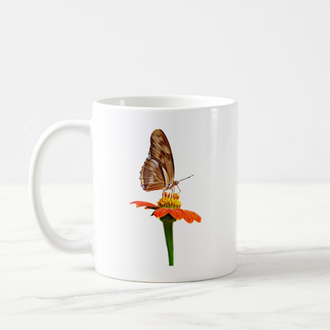 Caneca De Café Julia Butterfly em Zinnia (Esquerda)