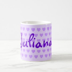 Caneca De Café Juliana no roxo