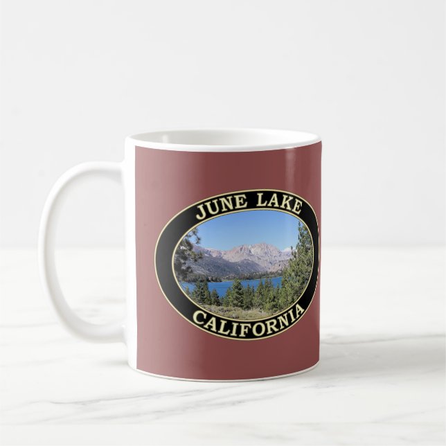 Caneca De Café June Lake e East Sierra Nevada (Esquerda)