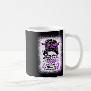 Caneca De Café June Vestimos Purple Alzheimerheimer Sensibiliza
