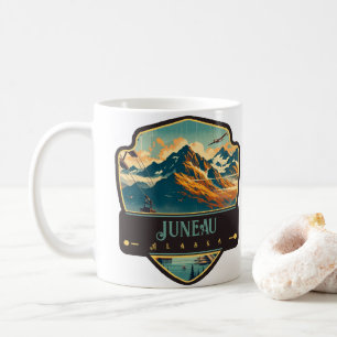 Caneca De Café Juneau, Alasca Vintage