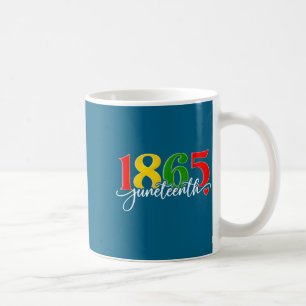 Caneca De Café Juneteenth 1865 afro-americano história negra home