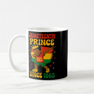 Caneca De Café Juneteenth Dabbing Groovy Rapaz Negro 1865 African